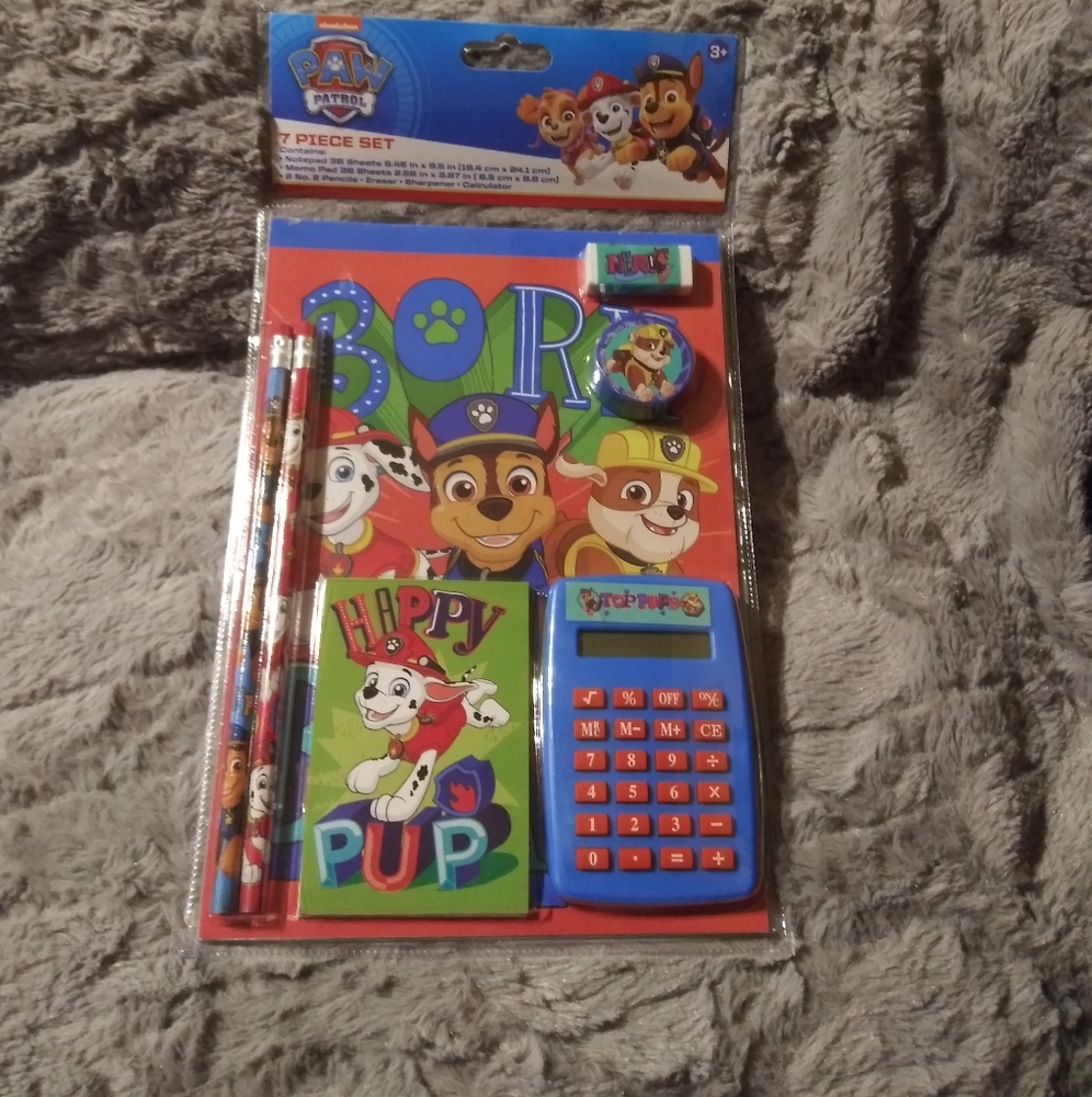 Paw patrol- back to school set